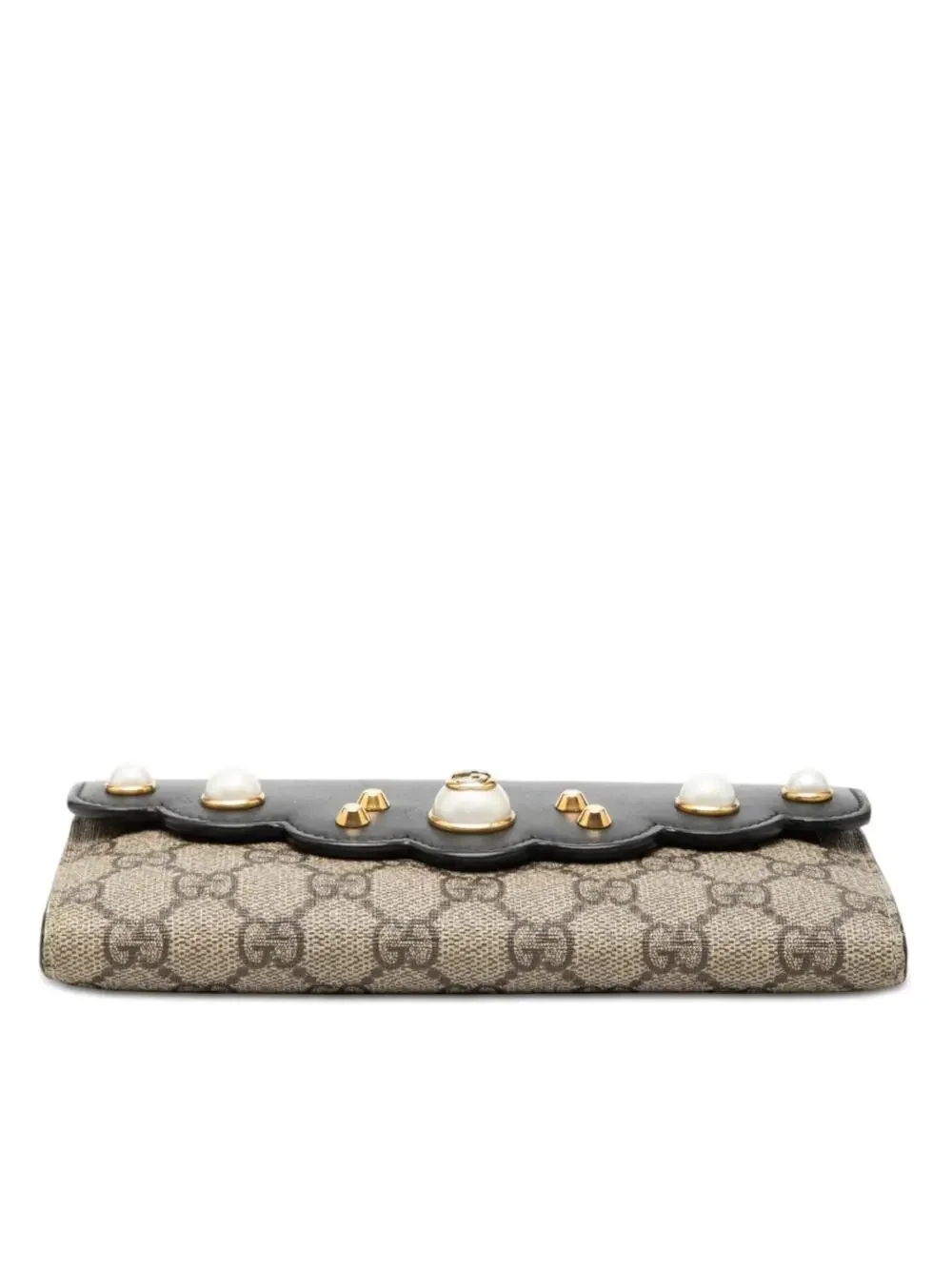 Gucci Gg Supreme Pearl Studded Peony #339745G38B